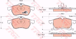 DİSK BALATA ÖN AP1375 ASTRA-G 1.8 2.0 ZAFİRA ASTRA-H 1.3 CDTI resmi