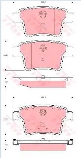 DİSK BALATA ARKA AC815781 FORD MONDEO (04-) resmi