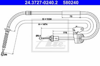 EL FREN TELİ SOL R55 MINI 07-10 resmi