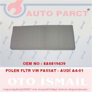 POLEN FİLTRESİ PASSAT 96-00 -A4 95-00 1.6-1.8-1.9-2.0TDI-2.8-2.5TDI resmi