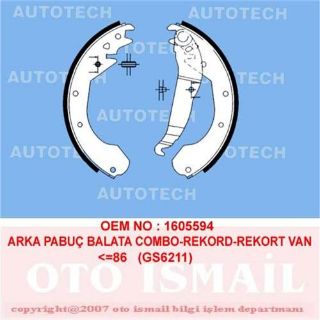 x ARKA PABUÇ BALATA COMBO 1.2 1.4 1.7D 94-10.01 KADETT1.4-1.5-1.7 93-00 230x509 resmi