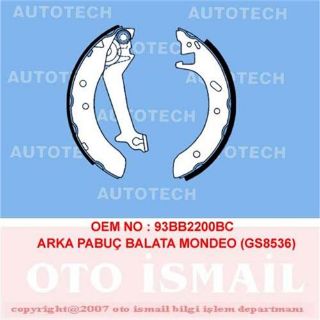 ARKA PABUÇ BALATA MONDEO I/II 1.6 1.8 1.8TD 2.0 93-9.00 228X44 resmi