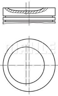 X MOTOR PİSTON SEGMAN 1.00 VECTRA-ASTRA-CALIBRA-OMEGA-FRONTERA 2.0 C NE-NZ 87.00 resmi