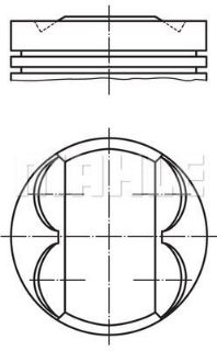 PİSTON SEGMAN 73.40mm STD CORSA D-E-AVEO 1.2 16V EURO 5 A12XER-XEL-B12XEL 63 KW 86PS resmi