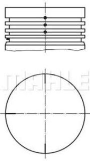 PİSTON 69.00MM STD CLİO I-II KANGO TWINGO 1.2I 96  D7F 700/730 resmi