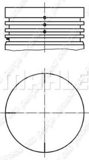 PİSTON 69.50MM 0.50 CLİO I-II KANGO TWINGO 1.2I 96  D7F 700/730 resmi