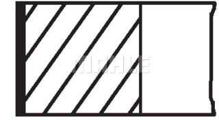 SEGMAN 69.50MM 0.50 CLİO I-II KANGO TWINGO 1.2I 96  D7F 700/730 resmi