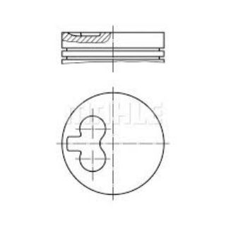 PISTON+SEGMAN 80.01mm 0.50 (0,25 KISA) 2,4D 24 PIM A80 A100 CORDOBA IBIZA INCA TOLEDO FELICIA CADDY II GOLF III PASSAT POLO T4 VENTO AJA 1X 1Y 3D AAB AAS ADG AEF resmi