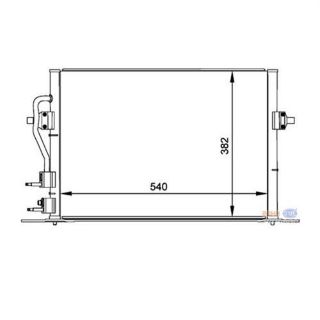 KLIMA RADYATÖRÜ (390X365X21) POLO 1.0 1.4 16V 1.6 16V 99-01 (İN:AC286000S) resmi