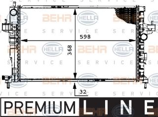 SU RADYATÖRÜ (630X378X34) COMBO C CORSA C 1.7 DI DTI 00- İ17DT (İN:CR391000S) resmi