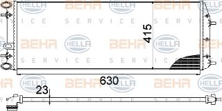 SU RADYATÖRÜ (630X415X23) POLO CORDOBA FABİA 1.4 TDI 05-11 AMF BMS (İN:CR505000S) resmi