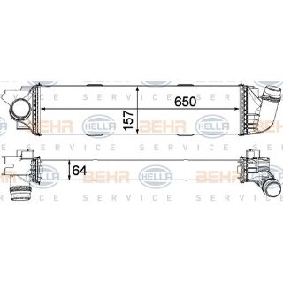 TURBO RADYATÖRÜ VİVARO TRAFİC III 1.6 CDTI D DCI 14- (İN:CI31000P) resmi