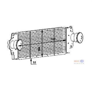 TURBO RADYATÖRÜ (720X194X32) T5 T6 1.9 TDI 2.0 TDI 03- AXB CAAB  (İN:CI80000P) resmi