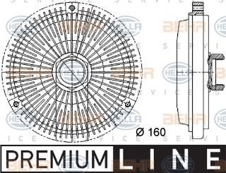 FAN TERMIGI (CAP 160MM) W202 S202  C 180 C 200 C 230 M 111.921 (İN:CFC76000P) resmi