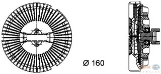 FAN TERMIGI (CAP 160MM) E65 E66 E67 N62 B36 A (İN:CFC77000P) resmi