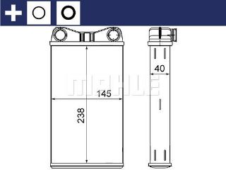 KALORIFER RADYATÖRÜ (160X295) AUDI A4 (ENO:8FH351000541) resmi