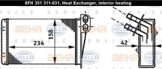 KALORİFER RADYATÖRÜ CLİO II 00 SYMBOL II 08 234X158X42 resmi