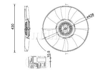 FAN TERMIGI CRAFTER 2,0 16> DASA-B-C \ DAUA-B-C \ DAVA \ DAWA resmi