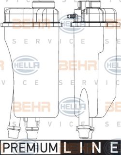 YEDEK SU DEPOSU BMW E39 E38 resmi