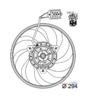 FAN MOTORU ( OPEL: CORSA C ) resmi