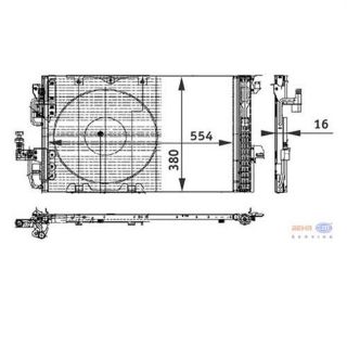 KLIMA RADYATORU (OPEL:ASTRA G ) resmi