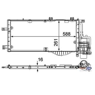 KLİMA RADYATÖRÜ Z13DT Z13DTJ Z17DTH CORSA C COMBO C TİGRA B 04- resmi