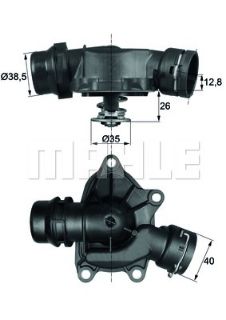 X TERMOSTAT KOMPLE BMW E39 530D 98-00 E38 730D 98-00 resmi