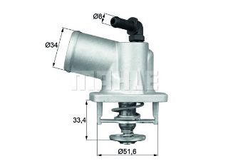 TERMOSTAT Z14XE-Z16XE ASTRA G CORSA C VECTRA B-C 01-04 resmi