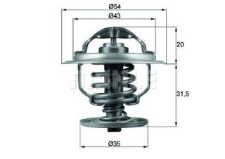 TERMOSTAT 87C CADDY III-GOLF V-PASSAT 05-09 A3 05-08 İBİZA IV-LEON 05-10 1.9-2.0 resmi