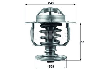 TERMOSTAT TOYOTA COROLLA E10 82C resmi