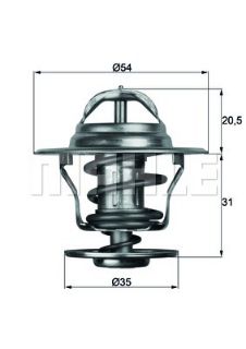 TERMOSTAT LGN-ASTRA-GOLF-JETTA-PASSAT-CORDOBA-IBIZA-TOLEDO-CADDY 75C resmi