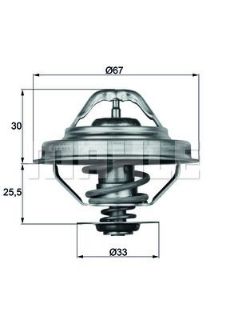 TERMOSTAT M40-M42-M50 E30-E34-E36 89-99 resmi