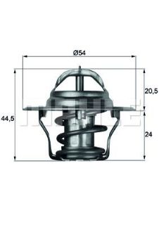 TERMOSTAT NİSSAN BLUEBIRD T72 . T12. U12 83C resmi