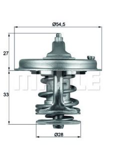 TERMOSTAT 83C HYUNDAİ ACCENT III 05-10 ELANTRA 00-06 resmi