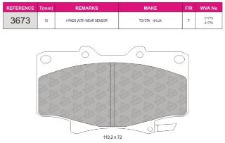 ÖN  FREN BALATASI HIACE 2.2 LAND CRUISER 4.0 4.5 90>97 resmi