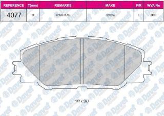 ÖN  FREN BALATASI RAV 4 06>11 resmi