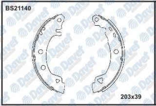 PABUÇLU BALATA BS21140 R19 EXPRESS BRAVA BRAVO MAREA resmi