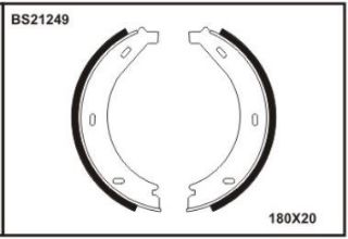 PABUÇLU BALATA BS21249 V-CLASS (96-03) VİTO (96-03) V230 V280 resmi