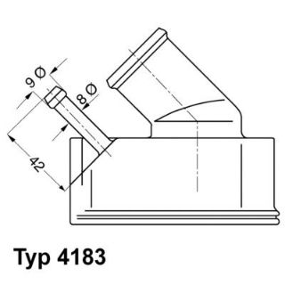 TERMOSTAT VECTRA B ASTRA H ASTRA G ZAFİRA B OMEGA B X18XE X20XEV Z20LET Z20LEL Z20LER resmi