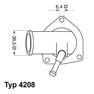 TERMOSTAT ASTRA G ZAFİRA A TIGRA A CORSA B X16XE X14XE resmi