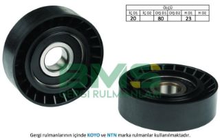 ALTERNATÖR GERGİ RULMANI TEMPRA-SLX-UNO-PALİO-ALBEA-PUNTO-TİPO-UNO 1.4-1.6İ-BRAVA-BRAVO MAREA 1.6 16V resmi