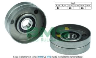 ALTERNATÖR GERGİ RULMANI POLO-GOLF4-BORA 1.4-1.6 16V AHW-BCB resmi