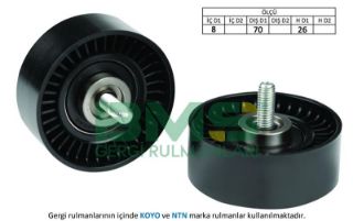 ALTERNATÖR GERGİ RULMANI ESCORT-FIESTA-FOCUS 1.6 16V 70X25MM resmi