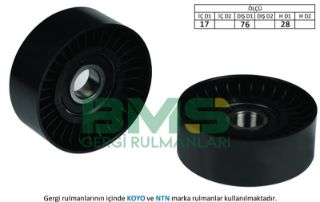 KAYIŞ GERGİ RULMANI W203 02>07 CL203 02>08 W204 07>14 C209 02>09 W211 02>08 R171 04>11 SPRINTER 08> resmi