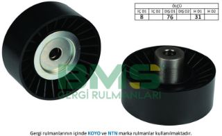 ALTERNATÖR SARGI RULMANI TRANSİT V347 100PS / 120PS / 140PS 2.4TDCI 06 /> V347 3.2TDCI 200PS 07 /> resmi