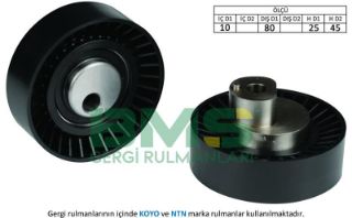 ALTERNATÖR GERGİ RULMANI 316-320-518-520-Z3-Z4 93 resmi