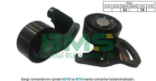 ALTERNATÖR GERGİ RULMANI AYAKLI CLİO II-III-KANGOO-MEGANE II- SCENİC II-LOGAN-NOTE 1.5DCI 1.4 16V-1.6 16V resmi