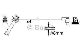 BUJİ KABLOSU TK.FIESTA 1.25I 16V 95-02 1.4I 01-08 FUSİON 1.4I 02-> FOCUS 1.6 98-05 MONDEO 1.6TI-VCT 07-> resmi