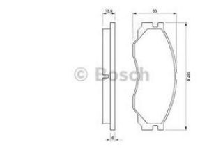 ÖN BALATA MİTSUBİSHİ L200 96 L300 94-99 resmi