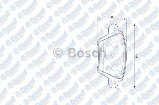 FREN BALATASI ARKA KANGOO I 98> / MONDEO III 00>07 / X-TYPE 01> resmi